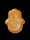 The Hand of Hamsa Tray, Handmade Epoxy, Purple
