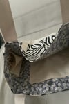 Timeless Black & White Canvas Tote Bag