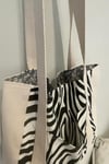 Timeless Black & White Canvas Tote Bag
