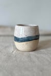 Tranquil Blue Handmade Short Tumbler