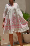 V Neck Feminine Charm Summer Dress