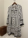 Women's Casual Dress Dress Geometric Design Black & White