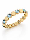 14K Gold Mavi Kristal Bileklik