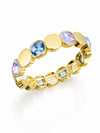 14K Gold Renkli Kristal Bileklik