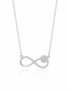 Işıltılı Sonsuz Çelik Kolye
