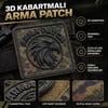Kendin Tasarla 3D Kabartmalı Arma Peç Patch Yama Siyah