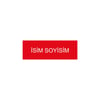Kendin Tasarla Arma Peç Patch Yama İsimlik 8