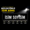 Kendin Tasarla Reflektörlü Arma Peç Patch Yama Dörtgen