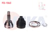 AKS KAFASI SOL-SAG ON DIS 25X23X53 UZUNLUK 143 mm FORD FIESTA VI 1.5 TDCI 2008-2012 / FIESTA VI 1.5 TDCI 2012-