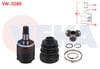 AKS KAFASI SOL-SAG ON IC 22X30X40 UZUNLUK 154,7mm VOLKSWAGEN CADDY II 1.6 - 1.9 D 1996-2000 / SKODA FELICIA I 1.3 - 1.6 - 1.9 D 1994-2002