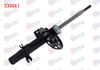 AMORTISOR ON SAG GAZLI (GOVDE CAPI 47MM) PEUGEOT 208 I 2012-