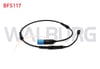 BALATA IKAZ KABLOSU SOL-SAG ARKA 740mm BMW X3 (G01,F97 ) xDrive 2.0 D - sDrive 2.0i 2017-