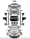 BODY KİT X3:G01 [DONUSUM=> G01-LCI] PDCLI:ARKA, 2B2-ÇıKıŞ, MRŞP-LI, FAR/STOP -M-TECH-