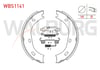 EL FREN BALATA ARKA AKSESUARLI 160X25mm MERCEDES (W123) 1977-1985/ S SERISI (W116) 1972-1980  / S SERISI (W126) 1981-1991 / S SERISI (W220) 1998-2005