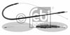 EL FREN TELİ ARKA 1445 MM GOLF 5