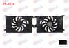 FAN MOTORU DAVLUMBAZLI TEKLI CAP 380 mm 2 FISLI OPEL VECTRA C  1.6 -1.8 -2.2 ACLI 2002-2008 / SAAB 9-3  2.0 T ACLI 2009-2015