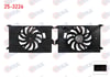 FAN MOTORU DAVLUMBAZLI TEKLI CAP 380 mm 2 FISLI OPEL VECTRA C  1.6 -1.8 -2.2 ACLI 2002-2008 / SAAB 9-3  2.0 T ACLI 2009-2015