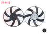 FAN MOTORU (MOTOR+PERVANE) SU RADYATORU VOLKSWAGEN POLO CLASSIC (6KV2) 1.4 CAP 300mm 1995-2001