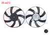 FAN MOTORU (MOTOR+PERVANE) SU RADYATORU VOLKSWAGEN POLO CLASSIC (6KV2) 1.4 CAP 300mm 1995-2001