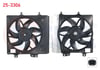 FAN MOTORU SU RADYATORU DAVLUMBAZLI TEKLI FANLI (100 WATT) CITROEN C-ELYSEE 1.6 HDI 2012-