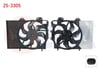 FAN MOTORU SU RADYATORU DAVLUMBAZLI TEKLI FANLI (140 WATT) CITROEN C-ELYSEE 1.6 HDI 2012-