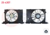 FAN MOTORU (SU+KLIMA) RADYATORU DAVLUMBAZLI TEK FAN TOYOTA COROLLA 1.4 D-4D 2012-
