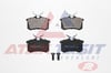 FREN BALATA ARKA 15,5mm GOLF IV-V-VI/JETTA V-VI/POLO III-IV-V-VI/CADDY III/CLIO III/MEGANE III-IV/207/208/307/308/PARTNER/C3 II-III/C4 II/A3 II/A4 II-III/A6 II/LEON II-III/IBIZA III-IV/CROSSLAND