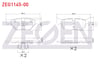 FREN BALATA ARKA BMW 1 SERISI (E81) 116 i 2004-2012/ 120 i 2004-2012/ 1 SERISI (E87) 118 i 2003-2012/ 118 D 2003-2012/ 3 SERISI (E90) 316 Ti 2005-2011/ 320 i 2005-2011/ 318 D 2005-2011