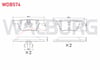 FREN BALATA ARKA BMW 1 SERISI (F20,F21) 116 i 2010-/ 118 i 2010-/ 116 D 2010-/ 120 D 2010-/ 3 SERISI (F30) 320 D 2011-/ 318 i 2011-/ 316 i 2011-/ 330 Xi 2011-