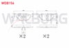 FREN BALATA ARKA BMW 3 SERISI (E36) 318 i 1990-1998/ (E36) 320 i 1990-1998/ (E36) 325 i 1990-1998/ (E36) 328 Ci 1990-1998/ (E46) 320 D 1998-2005/ (E46) 316 i 1998-2005/ (E46) 325 i 1998-2005