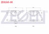 FREN BALATA ARKA BMW 5 SERISI (E34) 518 i 1987-1995/ (E34) 520 i 1987-1995/ (E34) 525 i 1987-1995/ (E34) 530 i V8 1987-1995/ 3 SERISI (E36) 320 i 1990-1998