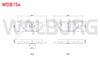 FREN BALATA ARKA BMW 5 SERISI (E34) 518 i 1987-1995/ (E34) 520 i 1987-1995/ (E34) 525 i 1987-1995/ (E34) 530 i V8 1987-1995/ 3 SERISI (E36) 320 i 1990-1998