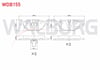 FREN BALATA ARKA BMW 5 SERISI (E39) 520 i 1995-2003/ (E39) 523 i 1995-2003/ (E39) 525 D 1995-2003/ (E39) 518 i 1995-2003/ (E39) 525 i 1995-2003/ (E39) 530 D 1995-2003/ (E39) 530 i 1995-2003