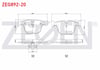 FREN BALATA ARKA BMW 5 SERISI GRAN TURISMO (F07) 520 D 2009- / (F07) 530 D 2009- / 7 SERISI (F01,F02,F03,F04) 730 D 2009- / (F01,F02,F03,F04) 740 D 2009-