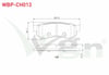 FREN BALATA ARKA CHEVROLET LACETTI (J200) 1.6i 2006-2012 / CHEVROLET LACETTI (J200) 1.4i 16v 2006-2012