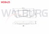 FREN BALATA ARKA CHEVROLET LACETTI (J200) 1.4i 16v 2006-2012 / LACETTI (J200) 1.6i 2006-2012 / DAEWOO NUBIRA (KLAN) 1.6i 2003-2005 / NUBIRA (KLAN) 1.4i 2003-2005 / NUBIRA (KLAN) 1.8i 2003-2005