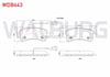FREN BALATA ARKA CIFT FISLI FIAT DUCATO 2.0 MJT 2014- / FIAT DUCATO 2.3 MJT 2014-