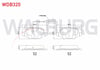 FREN BALATA ARKA CIFT FISLI FIAT LINEA (323) 1.6 MJT 2010- / LINEA (323) 1.4 2010-