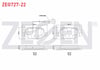 FREN BALATA ARKA CIFT FISLI FIAT LINEA (323) 1.6 MJT 2010- / LINEA (323) 1.4 2010-