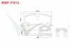 FREN BALATA ARKA FIAT DUCATO (244) 2.8 TDI 2002-2006/ DUCATO 2.3 JTD 2002-2006/ DUCATO 2.8 D 2002-2006/ PEUGEOT BOXER II 2.0 HDI 2002-2006/ CITROEN JUMPER II 2.8 HDI 2002-2006