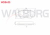 FREN BALATA ARKA FIAT G.PUNTO (199) 1.4 2005-2012/ LINEA (323) 1.6 MJT 2007- / G.PUNTO (199) 1.4 T-JET 2005-2012/ G.PUNTO (199) 1.3 MJT 2005-2012/ PUNTO (199) 1.3 MJT 2012-/ CORSA D 1.7 CDTI 2006-2014
