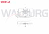 FREN BALATA ARKA FIAT TEMPRA SW 2.0i 1992-1999 / BRAVA (182) 2.0i HGT 20v 1995-2002 / BRAVO (182) 2.0i 20v HGT 1995-2004 / ALFA ROMEO 155 (167) 2.0 1992-1997