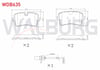 FREN BALATA ARKA FISLI AUDI A6 (4G2,C7) 2.0 TFSI 2010-/ 3.0 TDI 2010-/ 2.0 TDI 2010-/ A7 (4GA) 2.8 FSI 2010-/ 3.0 TDI 2010-/ A8 (4H_) 3.0 TFSI 2009-/ 3.0 TDI 2009-/ PORSCHE MACAN (95B) 2.0 2014-