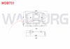 FREN BALATA ARKA FISLI AUDI A8 (4H_) 3.0 TDI 2009-/ 3.0 TFSI 2009-/ 4.2 TDI 2009-/ 2.0 TFSI 2009-/ 4.0 TFSI 2009-/ 4.2 FSI 2009-