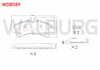 FREN BALATA ARKA FISLI MERCEDES SPRINTER 5T (906) 515 CDI CIFT TEKER 2006-2009/ VW CRAFTER 30-35 2.5 TDI CIFT TEKER 2006-2016 / CRAFTER 30-35 2.0 TDI CIFT TEKER 2006-2016
