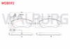 FREN BALATA ARKA FISLI RENAULT MASTER III (FV) 2.3 DCI CIFT TEKER 2010- / OPEL MOVANO B 2.3 DCI 2010- / KARSAN JEST 2.3 D 2012-