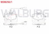 FREN BALATA ARKA FISLI VOLKSWAGEN TRANSPORTER IV (70XB,70XC,7DB,7DW) 2.4 D 1990-2003 / TRANSPORTER IV (70XB,70XC,7DB,7DW) 2.5 TDI 1990-2003 / FORD GALAXY (WGR) 1.9 TDI 1995-2006
