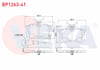 FREN BALATA ARKA FISLI VW POLO (9N_) 1.6i 16v 2001-2012/ 1.4 TDI 2001-2012/ 1.4i 16v 2001-2012/ 1.9 TDI 2001-2012/ A3 (8P1) 1.6 2003-2012/ 1.8 T 2003-2012/ A1 (8X1) 1.4 TFSI 2010-