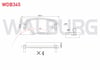 FREN BALATA ARKA FORD MONDEO III 1.6i 16v 2000-2007 / MONDEO III 2.0i 16v 2000-2007 / MONDEO III 2.0 TDCI 2000-2007