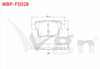 FREN BALATA ARKA FORD MONDEO III 2.0i 16v 2000-2007 / MONDEO III 2.2 TDCI 2000-2007 / MONDEO III 2.0 TDCI 2000-2007 / JAGUAR X-TYPE 2.0i 2001-2009 / X-TYPE 2.0 D 2006-2009 / X-TYPE 2.5i 2001-2009